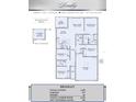 Detailed floor plan of a single-story home with 4 bedrooms, 2 bathrooms, and a 2-car garage at 115 Bottle Brush Dr, Haines City, FL 33844