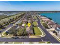 Beautiful waterfront community featuring manicured lawns and lovely homes near a tranquil lake at 303 White Water Bay Dr, Groveland, FL 34736