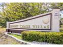 Community sign for Summit Chase Villas, a 55+ community at 12418 Clubhouse Ct, Tavares, FL 32778