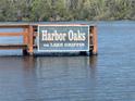 Harbor Oaks on Lake Griffin community sign view at 22 Big Tree Dr, Fruitland Park, FL 34731