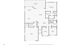 Detailed floor plan showcasing the layout of the house, including the bedrooms, bathrooms, and living spaces at 879 Pisano Way, The Villages, FL 32163