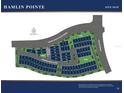 Hamlin Pointe site map showcasing neighborhood parks, home lots and key roads in the community at 16992 Hamlin Oasis Loop, Winter Garden, FL 34787