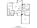 Detailed floor plan showcasing the layout of this 1502 square foot home, including 3 bedrooms and 2 bathrooms at 12412 Sw 98Th St, Dunnellon, FL 34432
