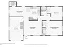 Detailed floor plan showcasing the layout with the room measurements and dimensions at 231 Cr 482S, Lake Panasoffkee, FL 33538