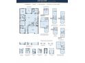 Detailed floor plan showcasing a 4-bedroom home with a spacious living area at 2176 Keystone Pass Blvd, Minneola, FL 34715