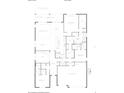 Detailed floor plan showcasing the layout of a home with three bedrooms and a three-car garage at 4131 Sunset Preserve Blvd, Orlando, FL 32820