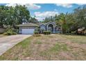 Lovely single-story home with a large driveway and a well-maintained front yard at 1254 Magnolia Farms Ct, Eustis, FL 32726