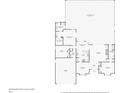 A floor plan showing the layout of the house, including the location of the rooms at 1254 Magnolia Farms Ct, Eustis, FL 32726