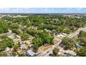 Aerial view of land parcel for sale in the heart of town, ready for development at 600 Powell St, Wildwood, FL 34785