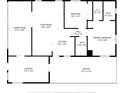 Detailed floorplan with dimensions for living room, bedrooms, kitchen, and carport at 1401 W Highway 50 # 143, Clermont, FL 34711