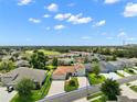 Bird's-eye view of the property showing the layout and proximity to nearby amenities and green spaces at 4320 Heritage Trl, Leesburg, FL 34748
