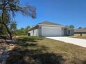 Charming single-story home featuring a spacious two car garage and a well manicured lawn at 15010 Sw 29Th Ave Road, Ocala, FL 34473