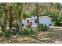Well-maintained home surrounded by lush greenery and mature trees, offering a serene setting at 300 Carol Ann Dr, Edgewater, FL 32132