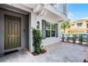 Inviting entryway with a classic front door, stylish address plaque, and manicured landscaping at 1795 Piedmont Pl, Lake Mary, FL 32746