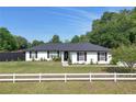 Charming single-story home featuring a fenced yard and freshly painted exterior at 14350 Se 36Th Ave, Summerfield, FL 34491