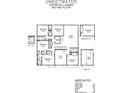 Second floor Sweetwater floor plan showing the layout of bedrooms, bonus room, and media room at 1690 Cadence St, Minneola, FL 34715