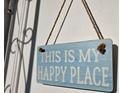 Close-up of a sign that says 