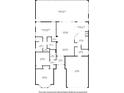 Detailed floor plan showcasing the layout of the home, including bedrooms, bathrooms, and living areas at 3008 Bridgefield Ct, The Villages, FL 32162