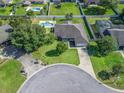 An aerial view showcases the property's well-manicured lawn and neighborhood, highlighting its prime location at 4730 Se 31St St, Ocala, FL 34480