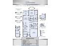 Detailed floor plan showcasing four bedrooms, two bathrooms, two car garage, and extended Lanai at 5037 Balsam Falls Rd, Deland, FL 32724