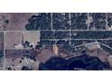 Overhead shot showing property and surrounding area near Little Bonable Lake and Sailboat Drive at 24892 Sw Sailboat Dr, Dunnellon, FL 34431
