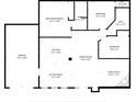 Detailed floor plan showcasing the layout of bedrooms, bathrooms, kitchen, and living spaces at 640 Sailfish Rd, Winter Springs, FL 32708