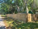 Wood privacy fence surrounding back of property at 365 Fletcher Ave, Daytona Beach, FL 32114