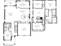 Detailed floor plan showcases spacious layout, including bedrooms, living area, and garage at 10100 Ballast Dr, Orlando, FL 32827