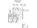 First floor plan featuring kitchen, dining, Gathering room, lanai and two car garage at 2153 Axel St, Minneola, FL 34715