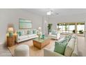Bright and airy living room featuring stylish furnishings and serene decor at 2954 Heiny Pl, The Villages, FL 32163