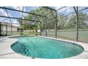 Inviting in-ground screened pool area, perfect for relaxation and outdoor entertainment on sunny days at 1132 Hill Mount Dr, Minneola, FL 34715