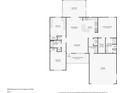 Detailed floor plan illustrating the layout of the home, including room dimensions and connections at 3460 Idlewood Loop, The Villages, FL 32162