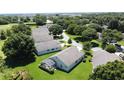 Expansive aerial view of a home nestled in a lush, green community with mature trees at 3716 Eversholt St, Clermont, FL 34711