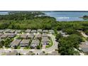 Community aerial view near Lake Dora showcasing lush greenery and serene waterfront homes at 1131 Dora Parc Ln, Mount Dora, FL 32757