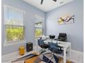 Contemporary office space featuring modern desk and bright windows at 1702 Hidden Palms Dr, Davenport, FL 33897