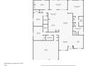 Detailed floor plan showcasing the layout of the entire home and room dimensions at 1702 Hoofprint Ct, Fruitland Park, FL 34731