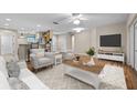 Living room with hardwood floors, and neutral colors at 8036 Sw 78Th Terrace Rd, Ocala, FL 34476