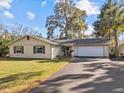 Well-maintained single-story home featuring a two-car garage and beautifully landscaped front yard at 2060 Se 39Th St, Ocala, FL 34480