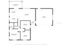 Detailed floorplan showcasing the layout, dimensions, and room names for the home at 2060 Se 39Th St, Ocala, FL 34480