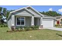 Beautiful single-story home with landscaped yard, attractive exterior paint, and manicured bushes at 4537 Fairway Oaks Dr, Mulberry, FL 33860