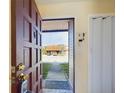 Inviting entryway with a view to the outdoors from the opened front door at 1836 N Crystal Lake Dr # 46, Lakeland, FL 33801