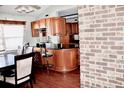 Updated kitchen with granite countertops and wood cabinets at 3709 Feather Dr, Lakeland, FL 33812
