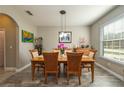Formal dining room with wood table and chairs at 252 Magneta Loop, Auburndale, FL 33823
