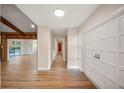 View of entryway hallway, showing access to other rooms at 410 N Tecumseh Ave, Fort Meade, FL 33841