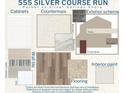 Interior and exterior design options for the home at 555 Silver Course Run, Ocala, FL 34472
