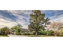 Cute light green house with driveway and lush landscaping at 2729 Woodland Hills Ave, Lakeland, FL 33803