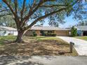 Single-story house with stone accents and a large yard at 2004 Varner Cir, Winter Haven, FL 33884