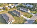 Three new houses viewed from above at 1029 Lakewood Ct, Lakeland, FL 33801