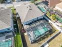 Home with private screened pool and fenced backyard at 1074 Berkeley Dr, Kissimmee, FL 34744