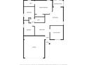 Home floor plan layout with all rooms including primary bedroom, living room, kitchen, and garage at 2160 Country Manor St, Bartow, FL 33830